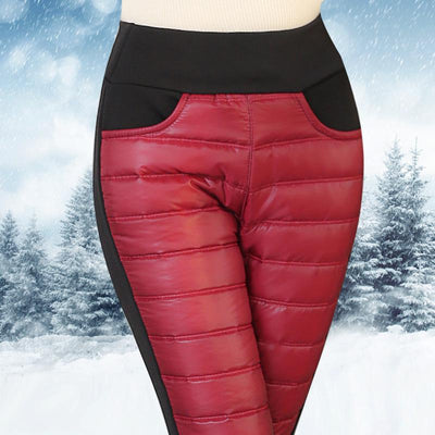 NIKKI - ThermoPants - High-waisted winter down pants
