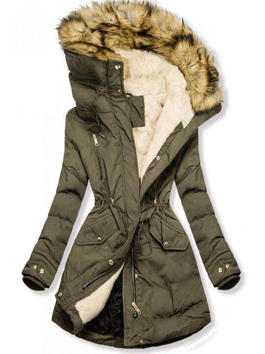 Nia - Padded jacket with a warm plush lining