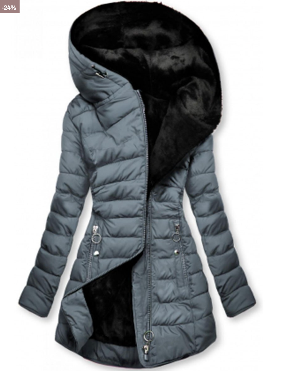 IONA - Padded jacket with warm plush lining