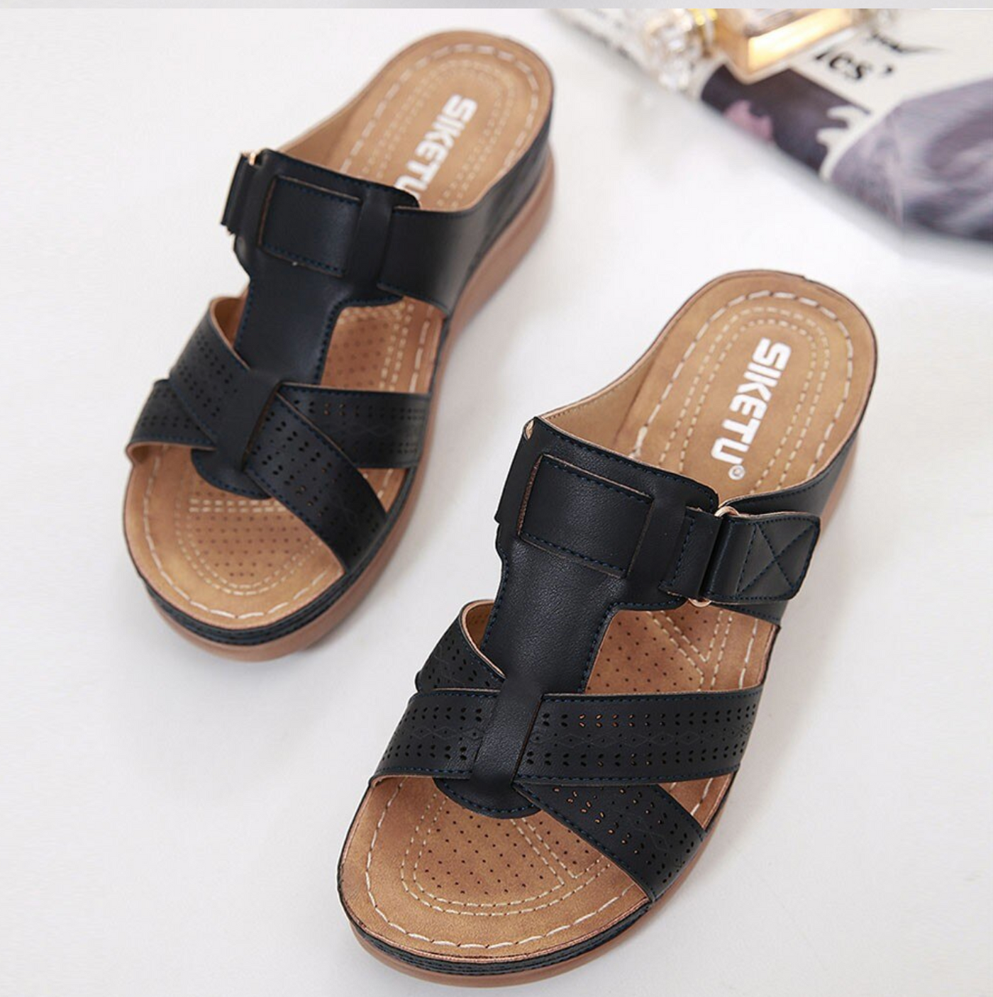EASYWALK - Comfortable orthopedic sandals with extra soft sole for less foot pain and better body balance
